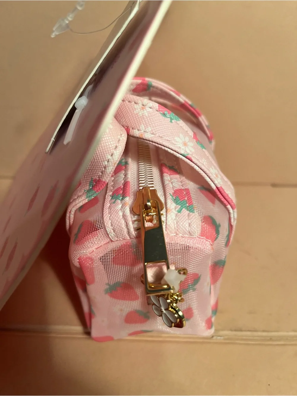 Cute Beauty case mini bag with make-up blenders 🎀🎀 NWT